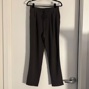 LUSH dark green relaxed pant